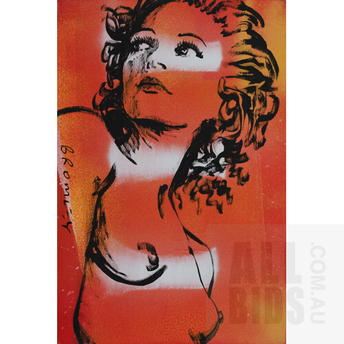 David Bromley (born 1960), Hilary 2021, Acrylic on Canvas, 91.5 x 61 cm