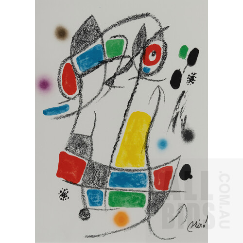 Joan Miro (Spanish 1893-1983), 'Maravillas (Wonders) Suite,' 1975.Complete suite of 13 half sheet lithographs, 50x35cm (sheet) (each)