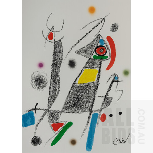 Joan Miro (Spanish 1893-1983), 'Maravillas (Wonders) Suite,' 1975.Complete suite of 13 half sheet lithographs, 50x35cm (sheet) (each)