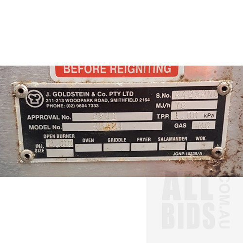 Goldstein RBA24 Natural Gas Grill