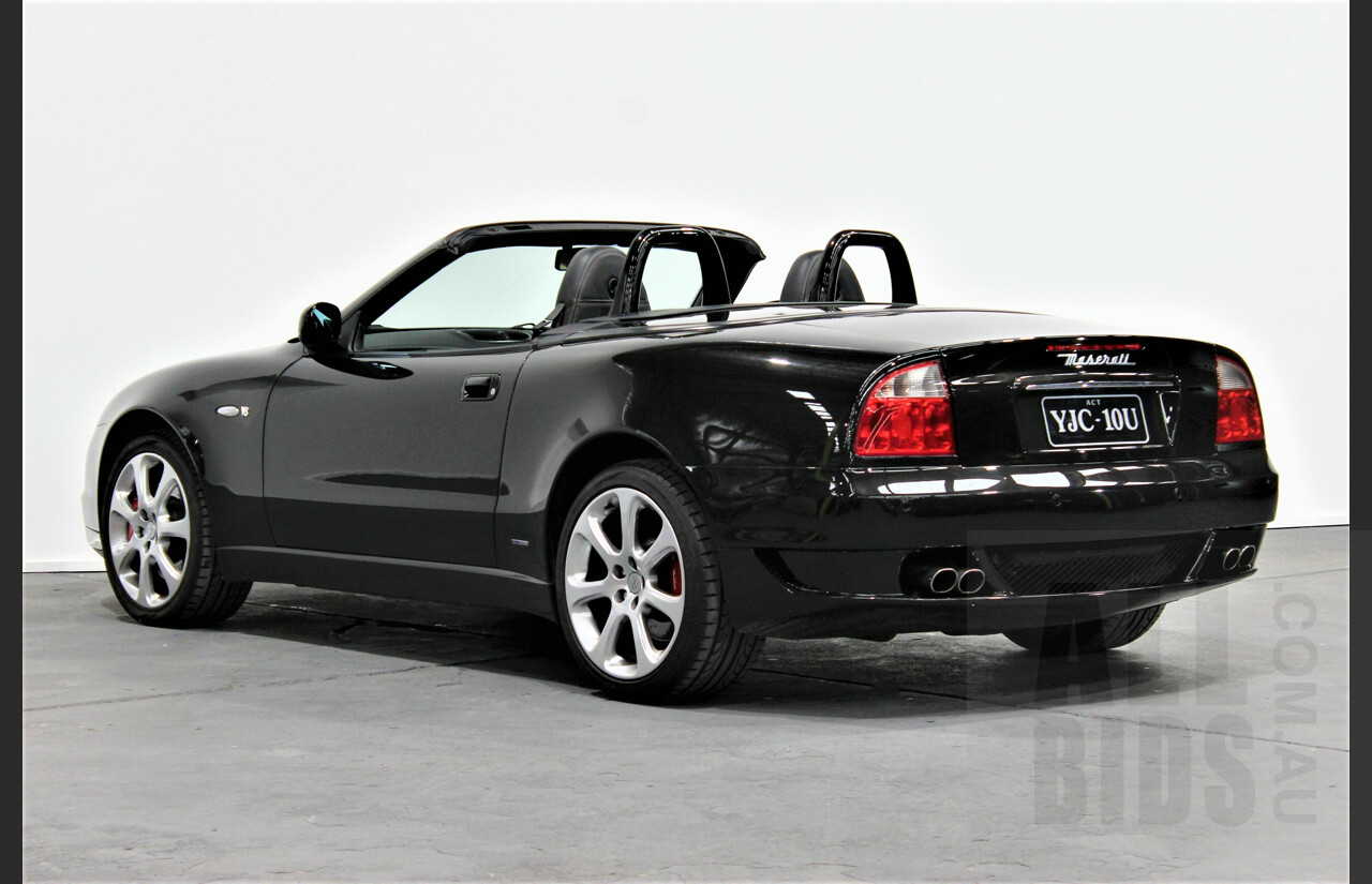 6/2005 Maserati Spyder Cambio Corsa 2d Convertible Black 4.2L V8