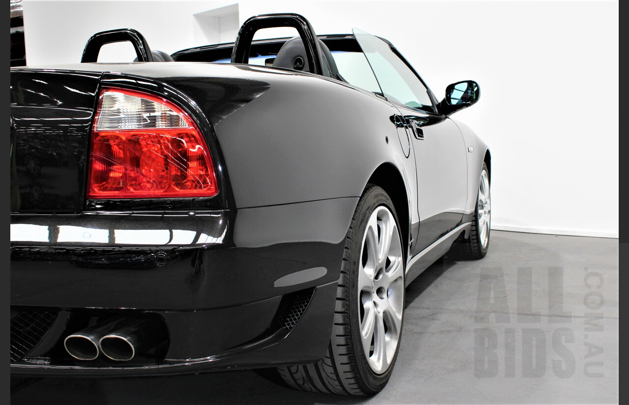 6/2005 Maserati Spyder Cambio Corsa 2d Convertible Black 4.2L V8