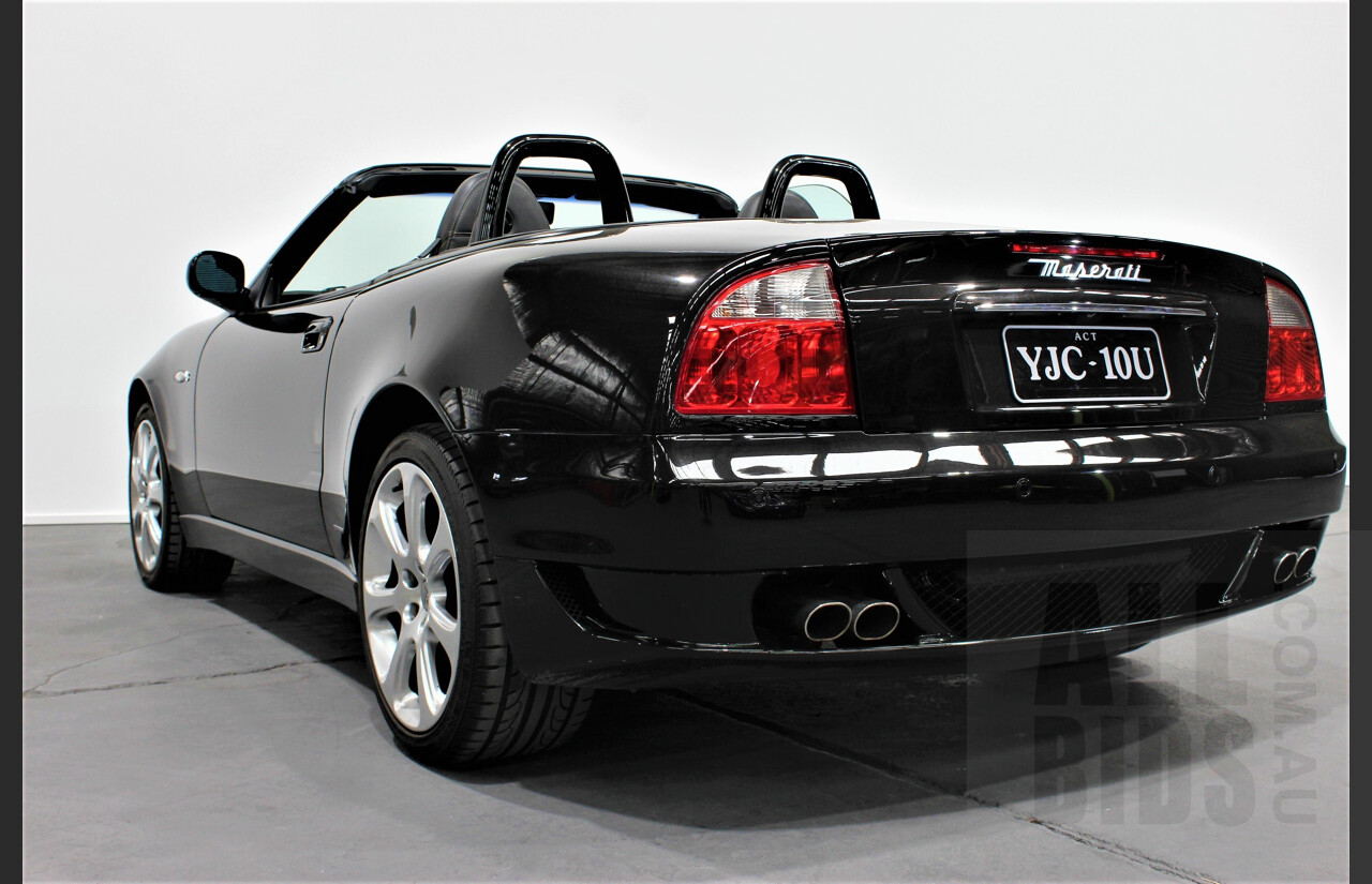 6/2005 Maserati Spyder Cambio Corsa 2d Convertible Black 4.2L V8