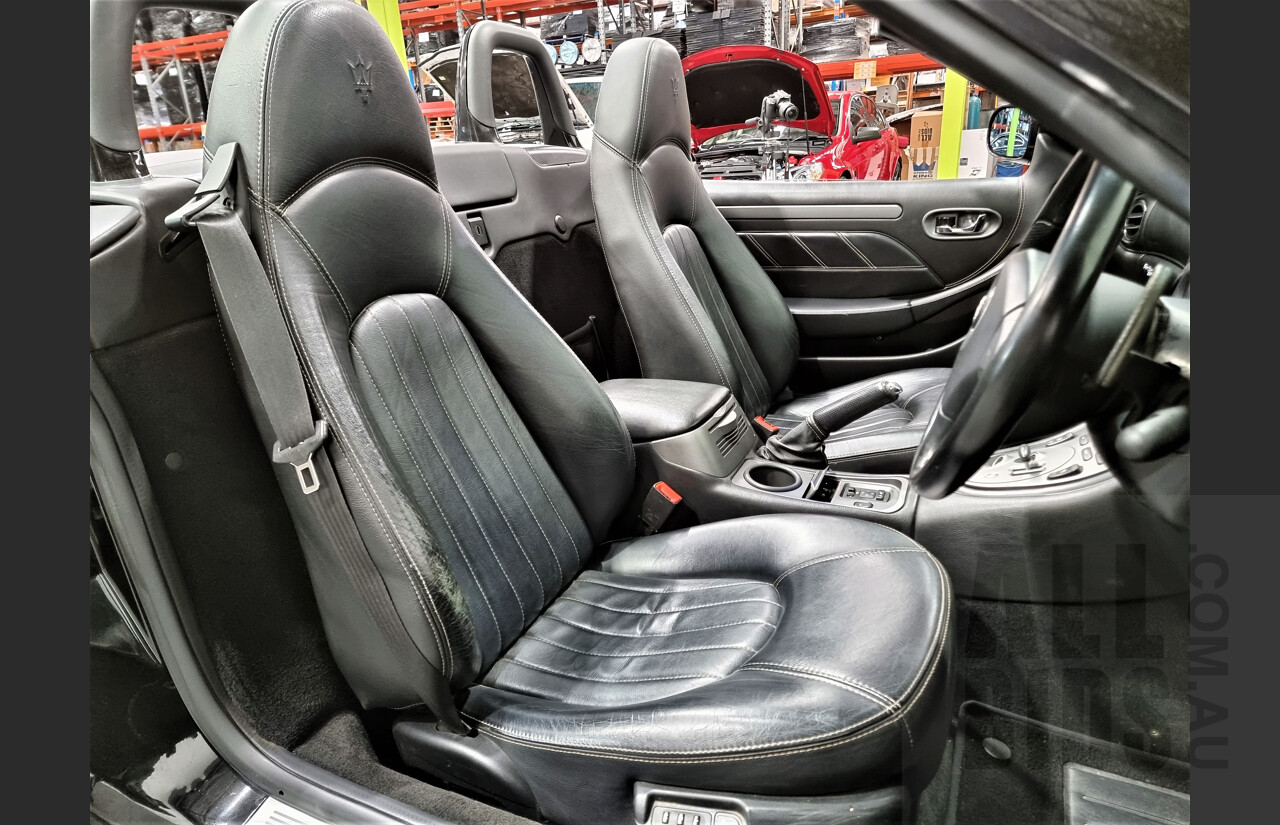 6/2005 Maserati Spyder Cambio Corsa 2d Convertible Black 4.2L V8