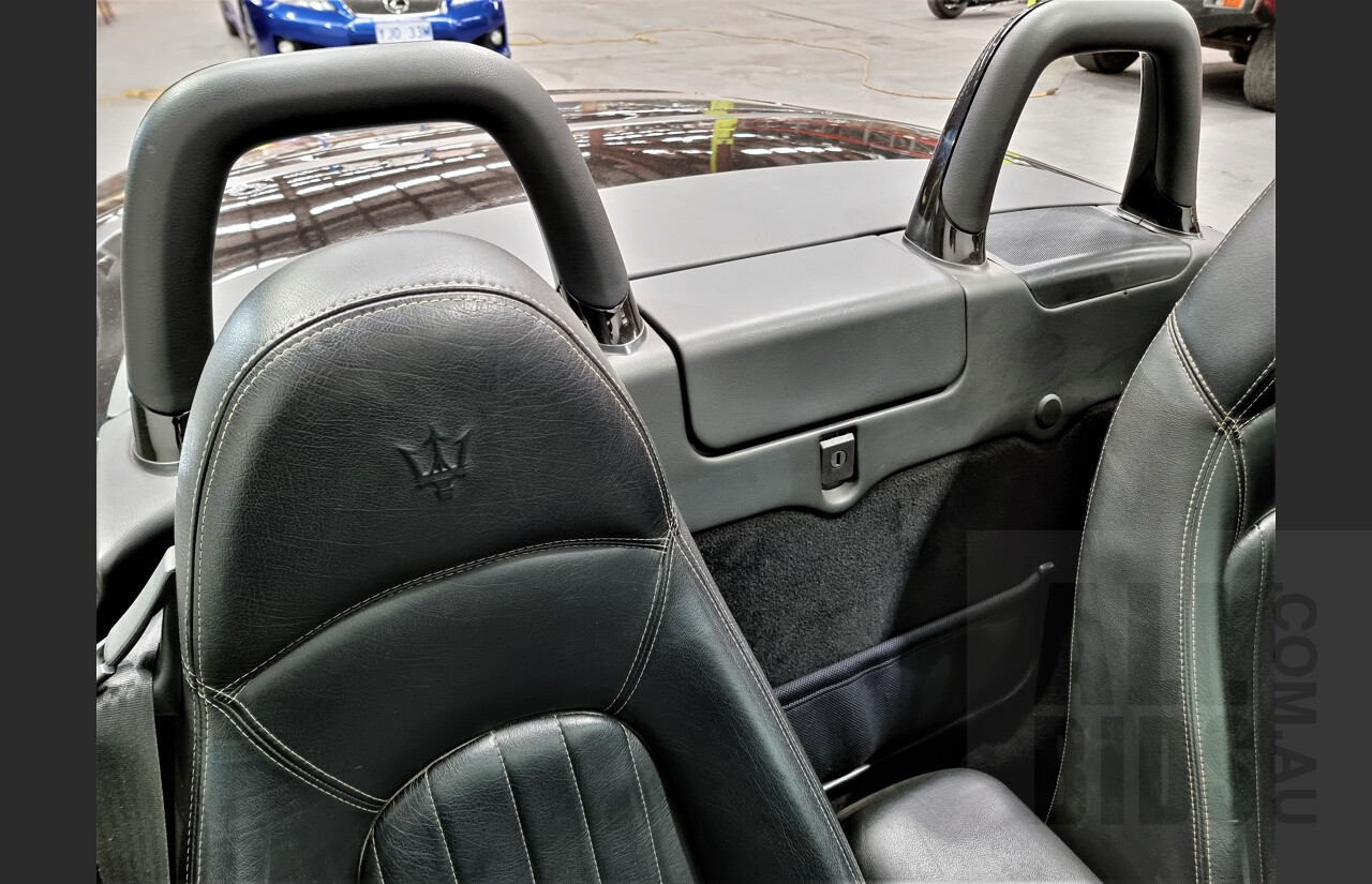 6/2005 Maserati Spyder Cambio Corsa 2d Convertible Black 4.2L V8