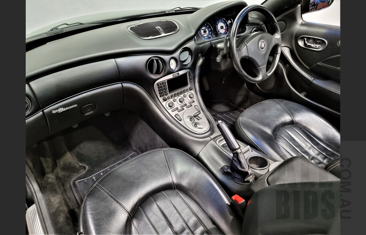 6/2005 Maserati Spyder Cambio Corsa 2d Convertible Black 4.2L V8