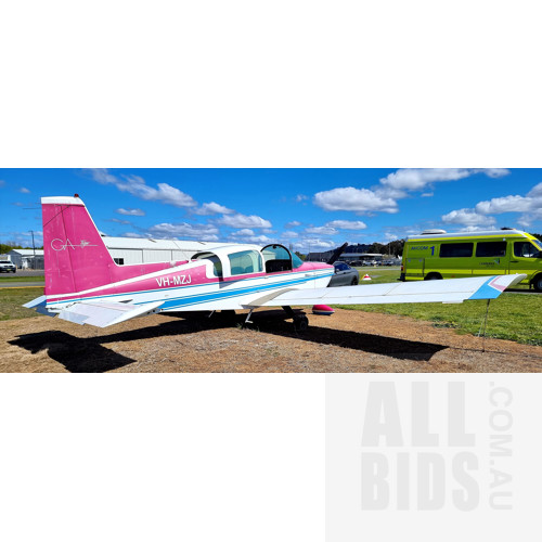 1979 Gulfstream Grumman AA-5B Tiger Single Engine Four-Seater Aircraft