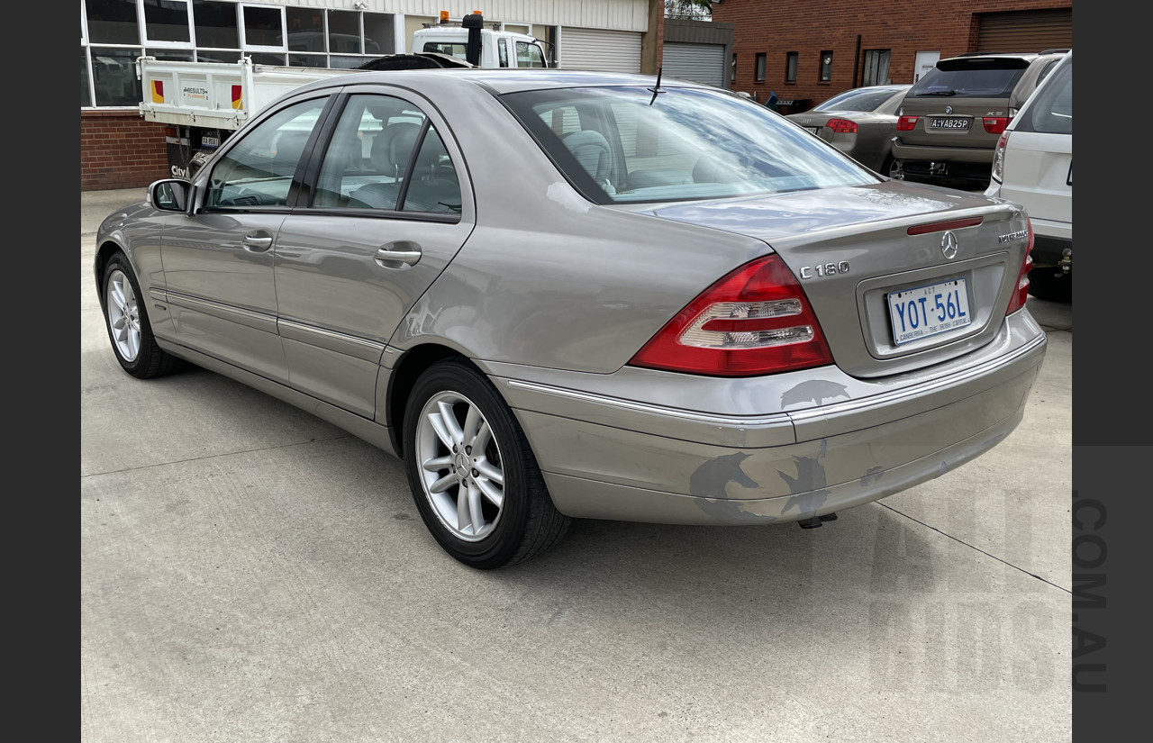 2/2003 Mercedes-Benz C180 Kompressor Elegance W203 4d Sedan Silver  1.8L