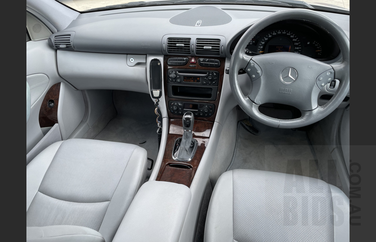 2/2003 Mercedes-Benz C180 Kompressor Elegance W203 4d Sedan Silver  1.8L