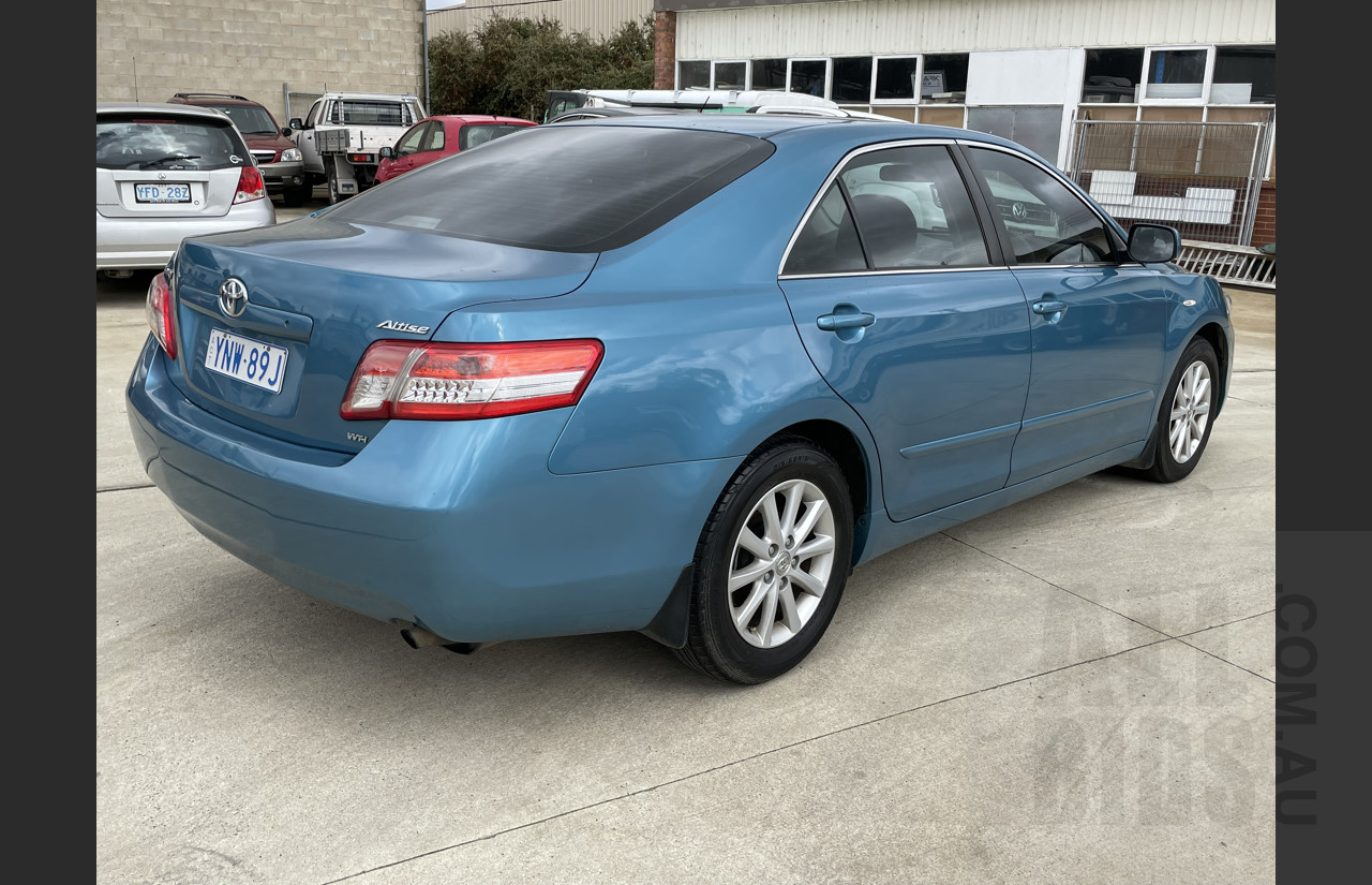 8/2010 Toyota Camry Altise ACV40R 09 UPGRADE 4d Sedan Blue 2.4L