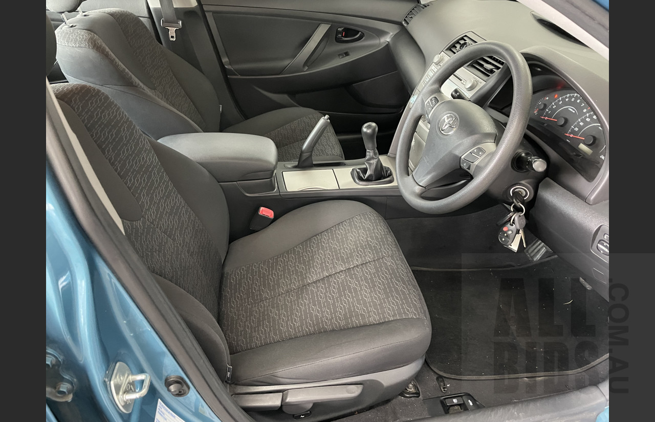 8/2010 Toyota Camry Altise ACV40R 09 UPGRADE 4d Sedan Blue 2.4L