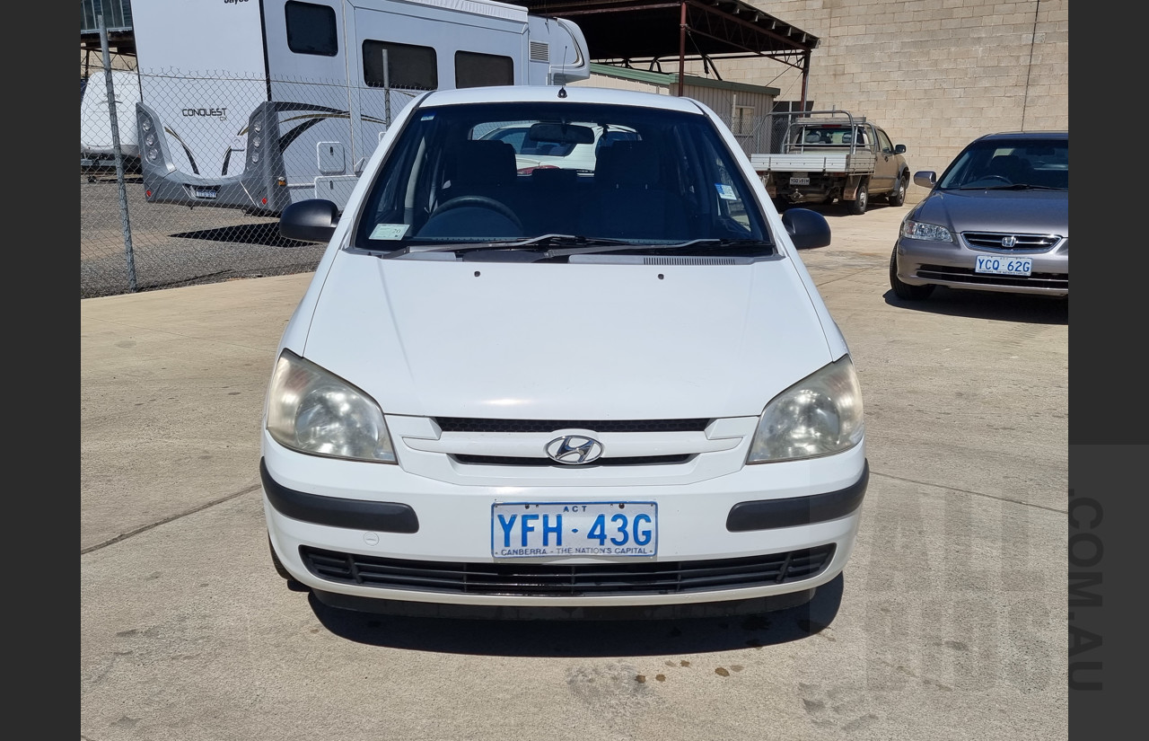 7/2003 Hyundai Getz GL TB 5d Hatchback White 1.5L