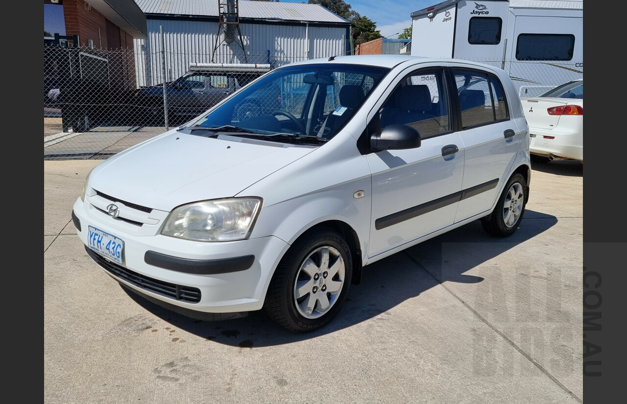 7/2003 Hyundai Getz GL TB 5d Hatchback White 1.5L