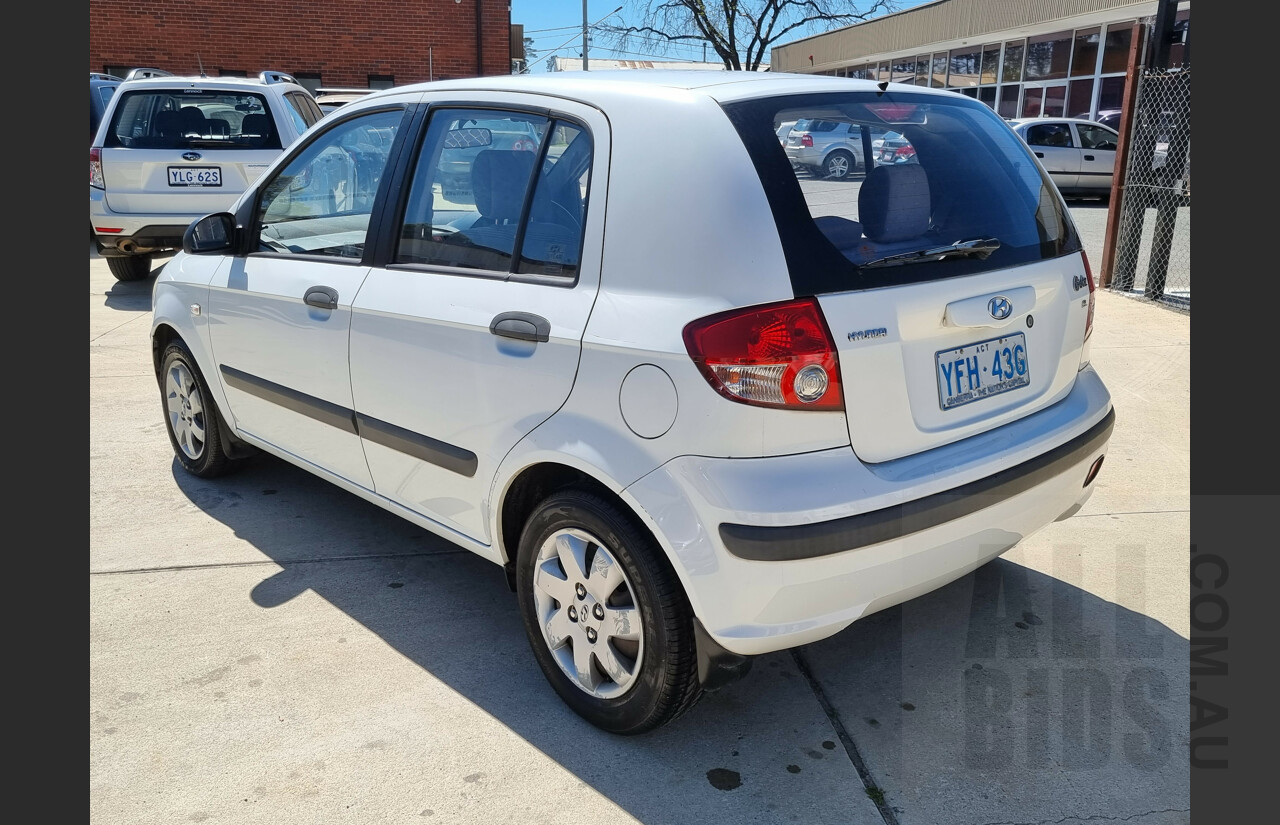 7/2003 Hyundai Getz GL TB 5d Hatchback White 1.5L