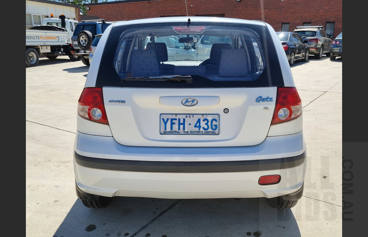 7/2003 Hyundai Getz GL TB 5d Hatchback White 1.5L