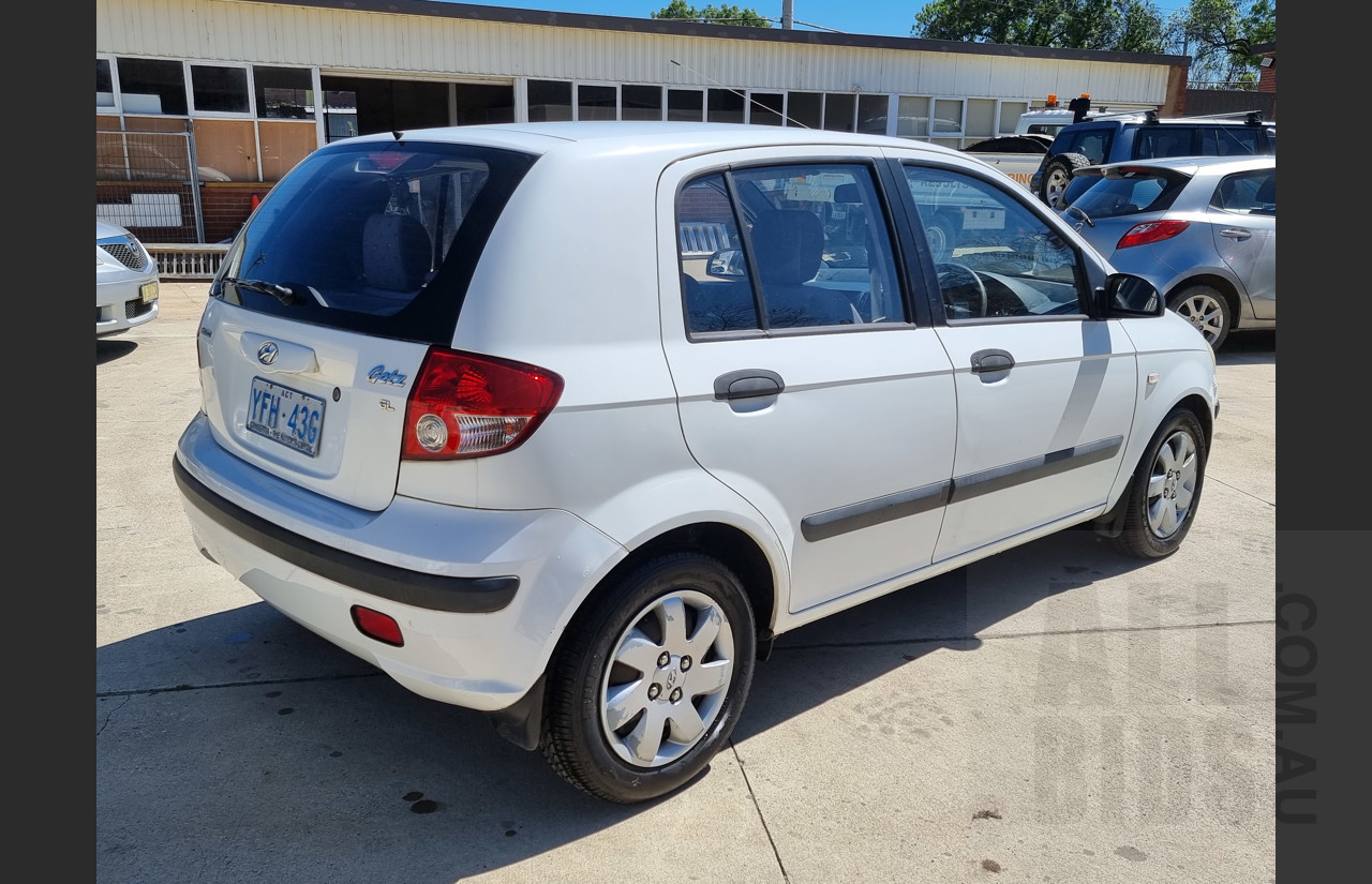 7/2003 Hyundai Getz GL TB 5d Hatchback White 1.5L