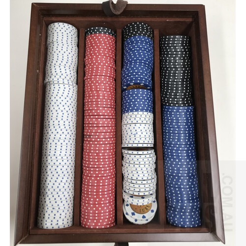 Wild Turkey Limited Edition Poker Set In Display Case