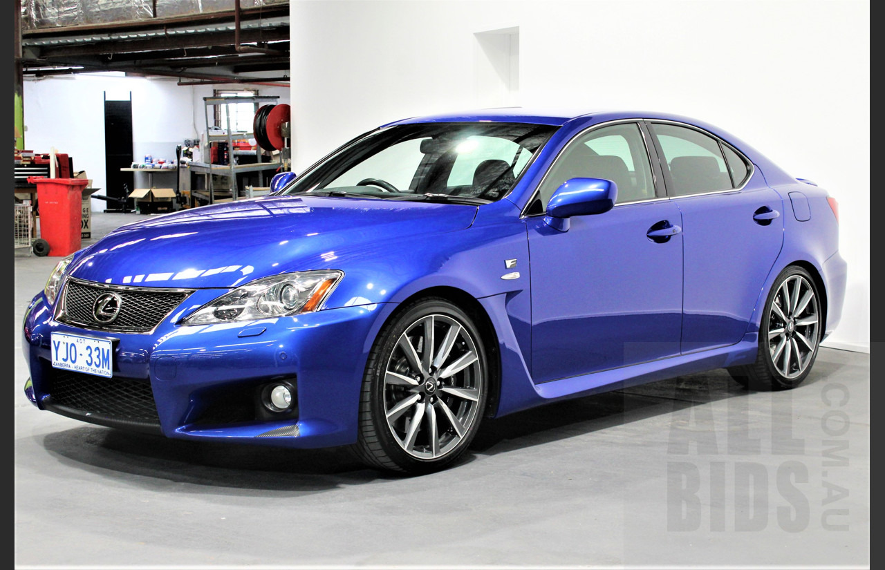 9/2009 Lexus ISF USE20R 4d Sedan Ultrasonic Blue Mica 5.0L V8