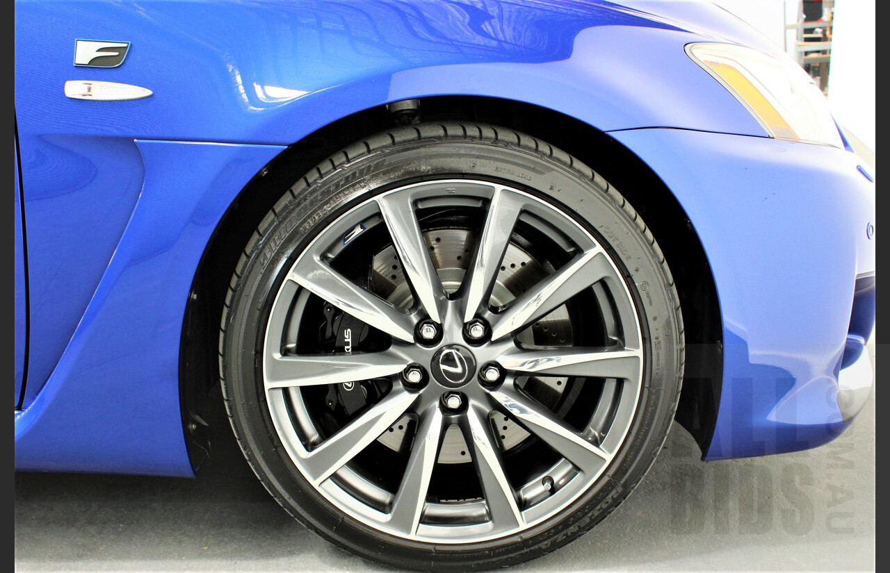 9/2009 Lexus ISF USE20R 4d Sedan Ultrasonic Blue Mica 5.0L V8