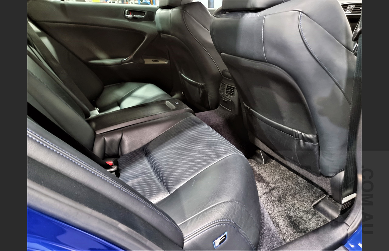 9/2009 Lexus ISF USE20R 4d Sedan Ultrasonic Blue Mica 5.0L V8