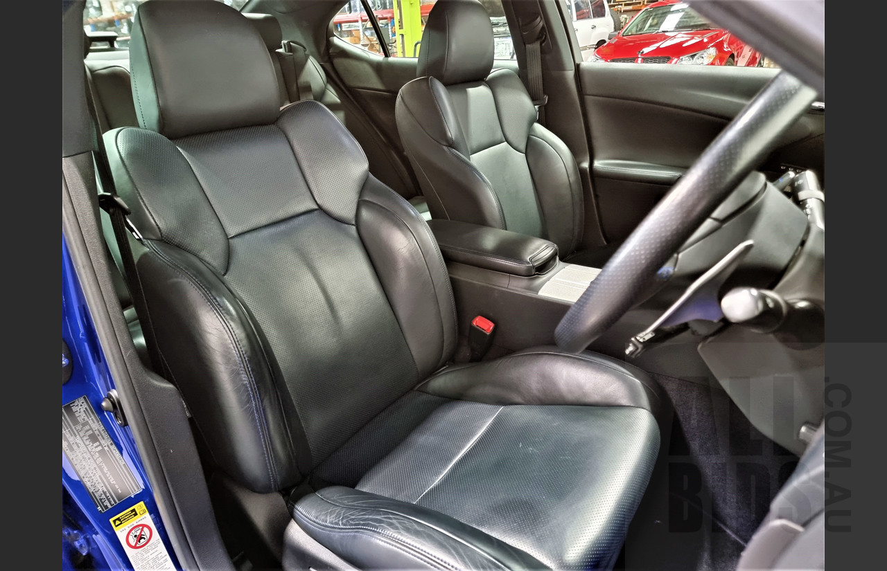 9/2009 Lexus ISF USE20R 4d Sedan Ultrasonic Blue Mica 5.0L V8