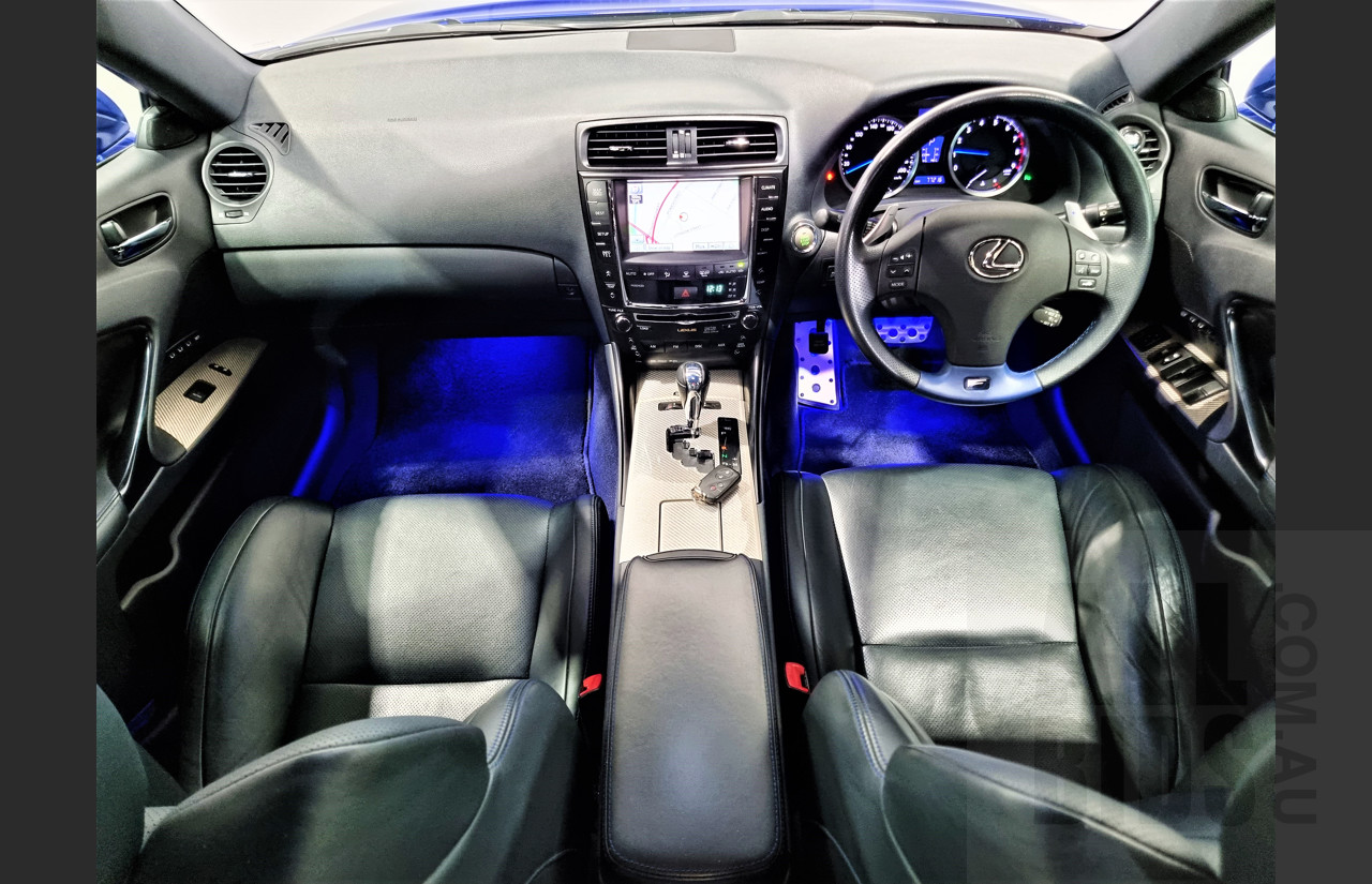 9/2009 Lexus ISF USE20R 4d Sedan Ultrasonic Blue Mica 5.0L V8