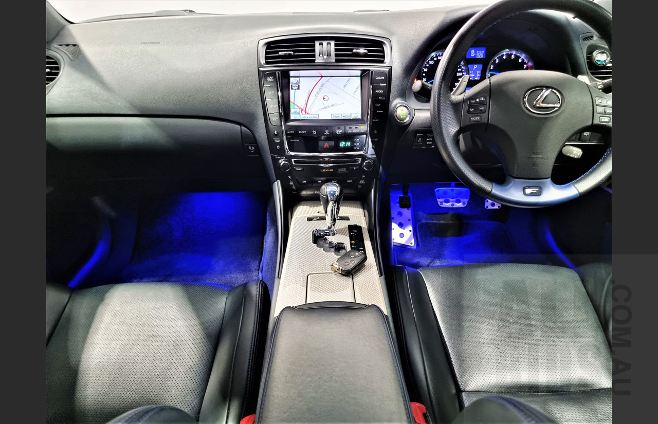 9/2009 Lexus ISF USE20R 4d Sedan Ultrasonic Blue Mica 5.0L V8