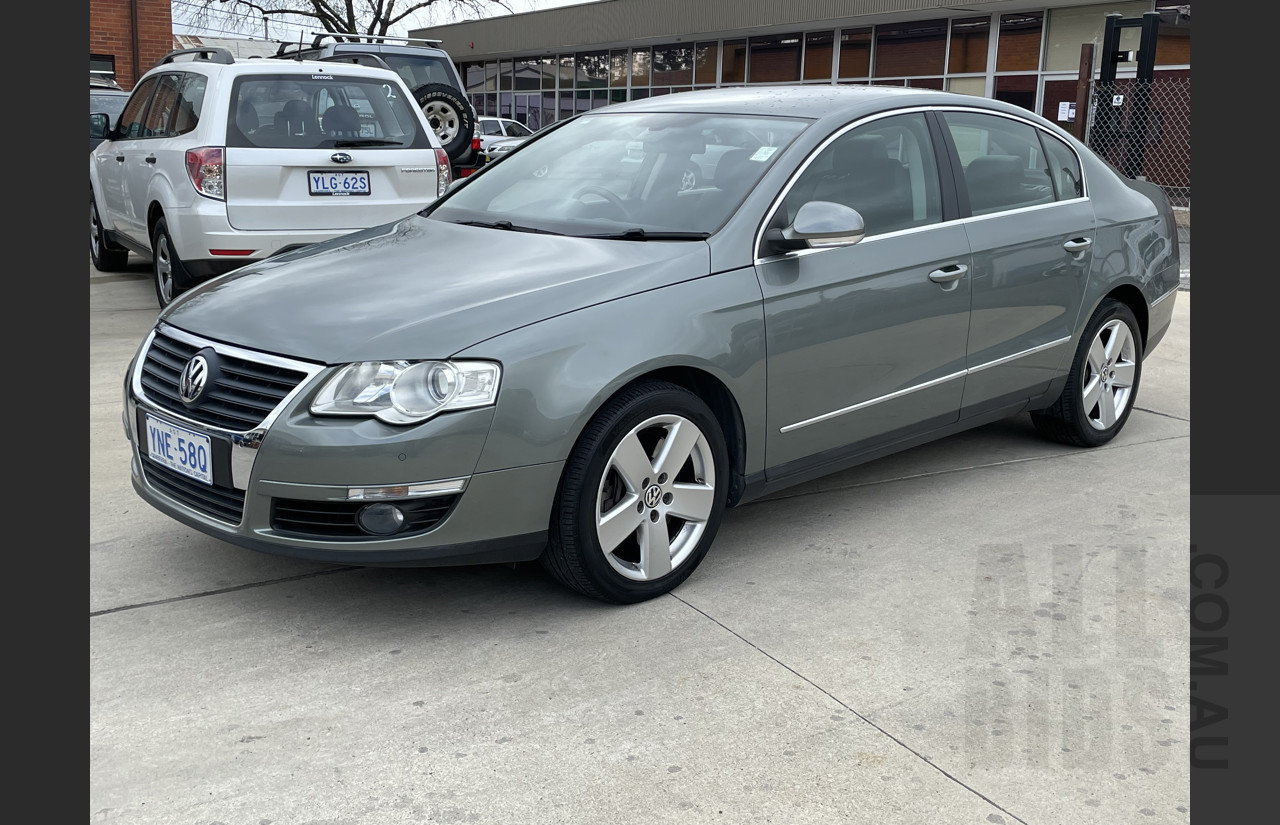 6/2010 Volkswagen Passat V6 FSI Highline 3C MY10 4d Sedan Grey 3.2L