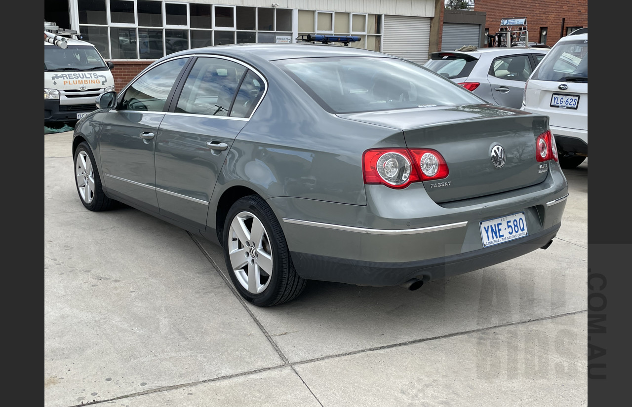 6/2010 Volkswagen Passat V6 FSI Highline 3C MY10 4d Sedan Grey 3.2L