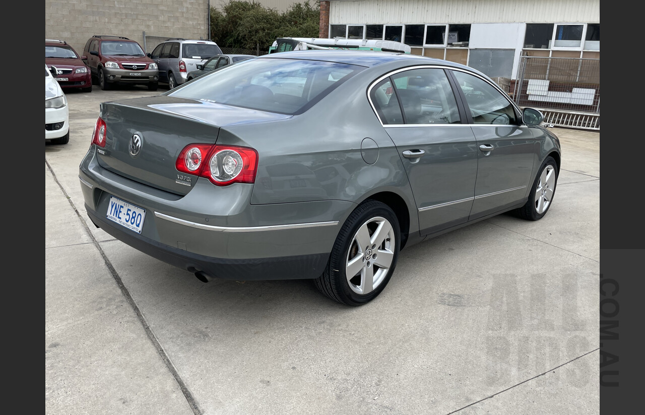 6/2010 Volkswagen Passat V6 FSI Highline 3C MY10 4d Sedan Grey 3.2L