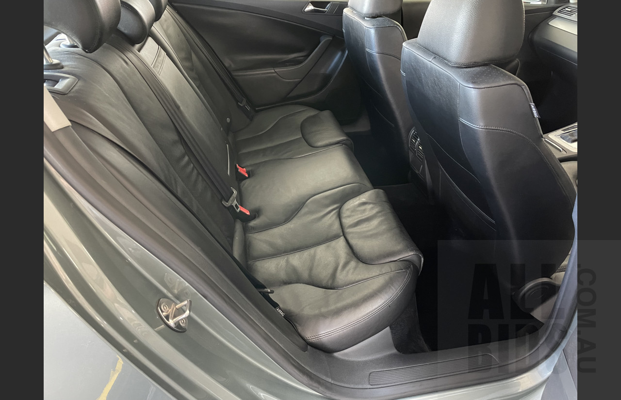 6/2010 Volkswagen Passat V6 FSI Highline 3C MY10 4d Sedan Grey 3.2L