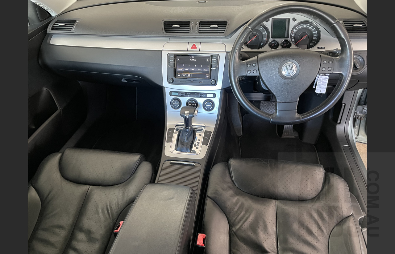 6/2010 Volkswagen Passat V6 FSI Highline 3C MY10 4d Sedan Grey 3.2L