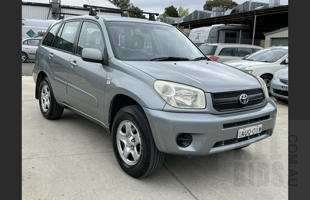 10/2004 Toyota Rav4 CV (4x4) ACA23R 4d Wagon Grey 2.4L