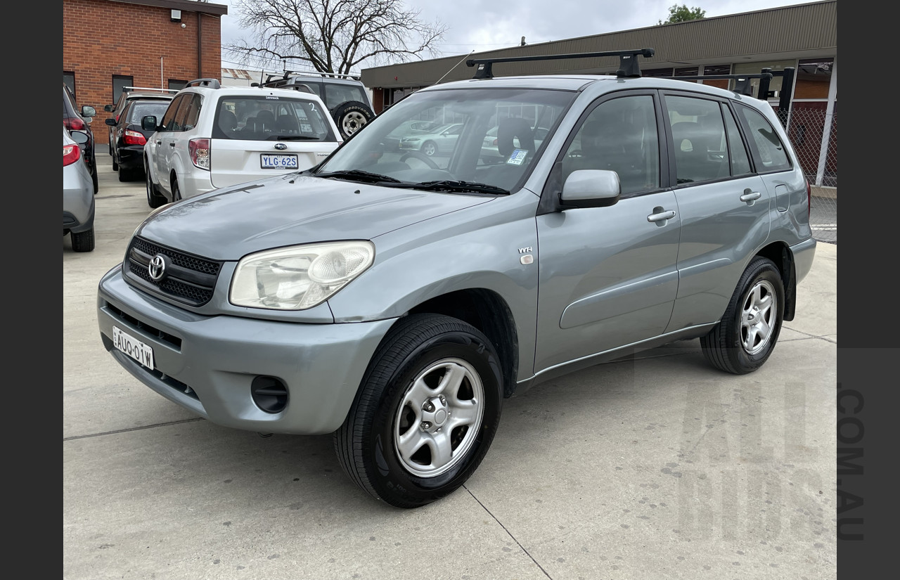 10/2004 Toyota Rav4 CV (4x4) ACA23R 4d Wagon Grey 2.4L