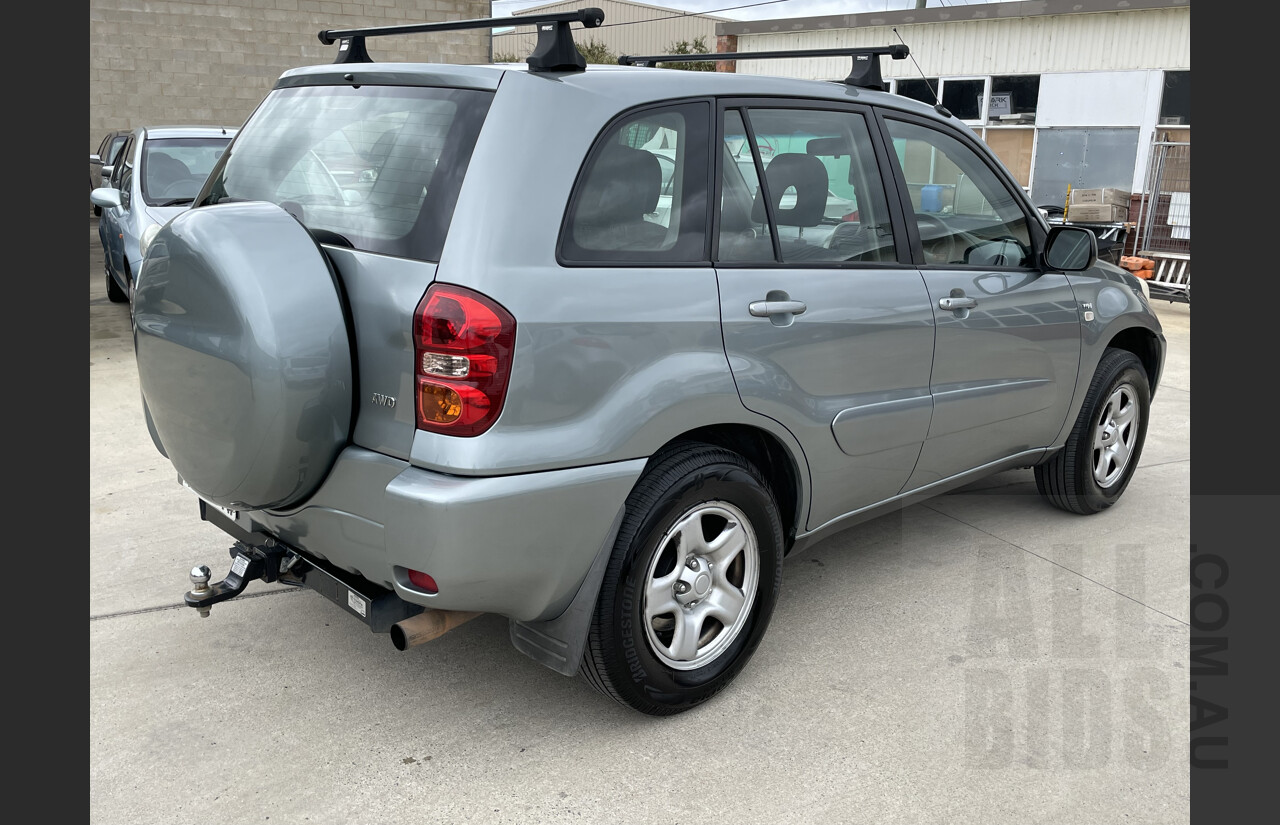 10/2004 Toyota Rav4 CV (4x4) ACA23R 4d Wagon Grey 2.4L