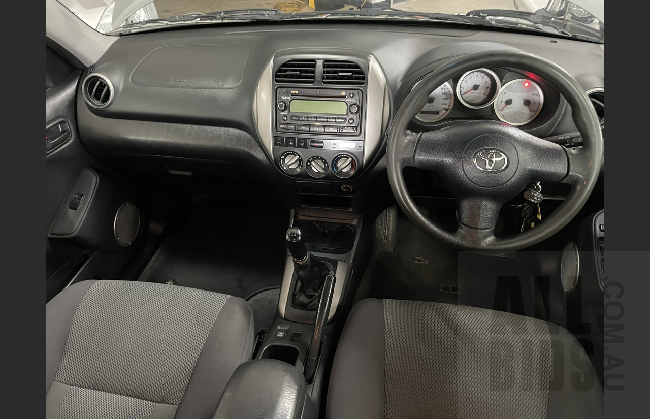 10/2004 Toyota Rav4 CV (4x4) ACA23R 4d Wagon Grey 2.4L