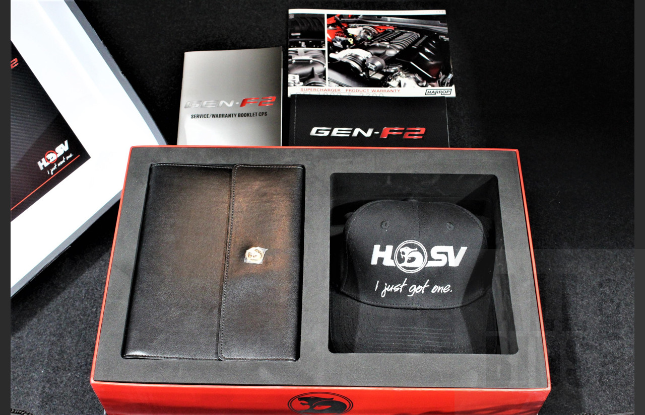 8/2016 Holden HSV Clubsport R8 GEN F2 SV Black 263/350 MY16 4d Sedan Sting Red 6.2L V8 Supercharged