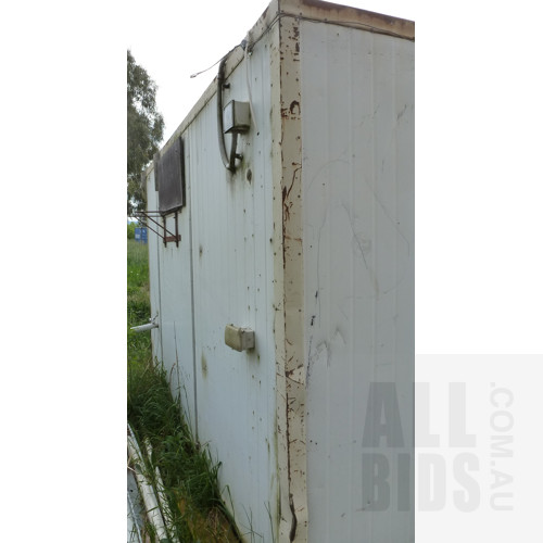 Demountable Insulated Site Shed/Lunch Room - 6 Meters x 3.1 Meters