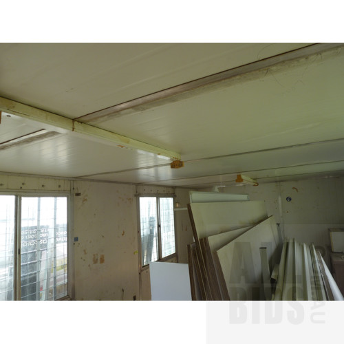 Demountable Insulated Site Shed/Lunch Room - 6 Meters x 3.1 Meters