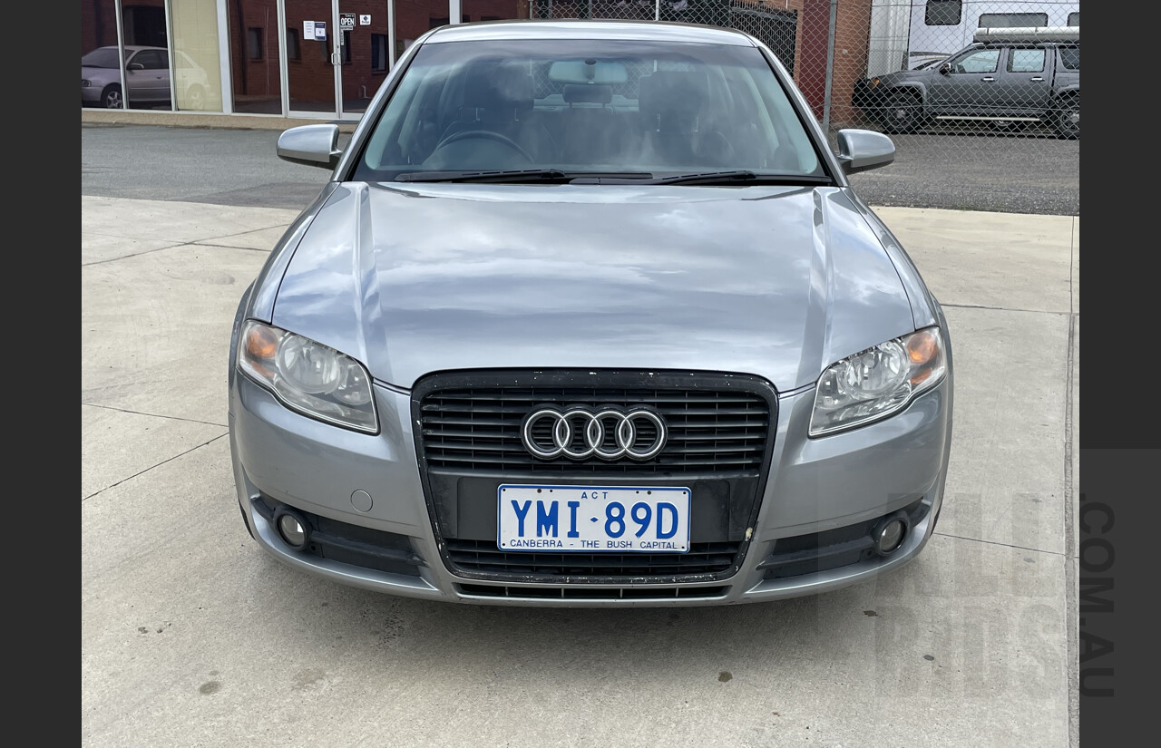 6/2005 Audi A4 2.0 B7 4d Sedan Silver  2.0L