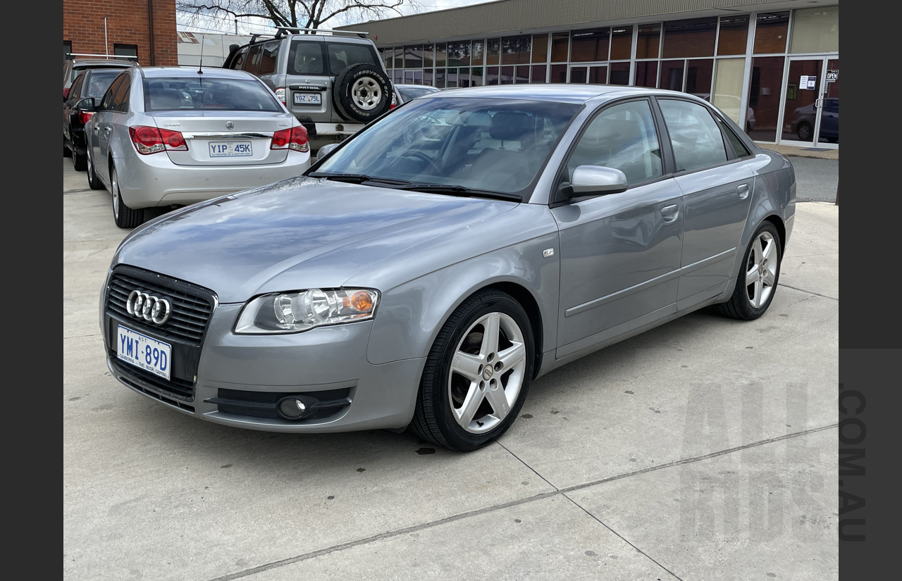 6/2005 Audi A4 2.0 B7 4d Sedan Silver  2.0L