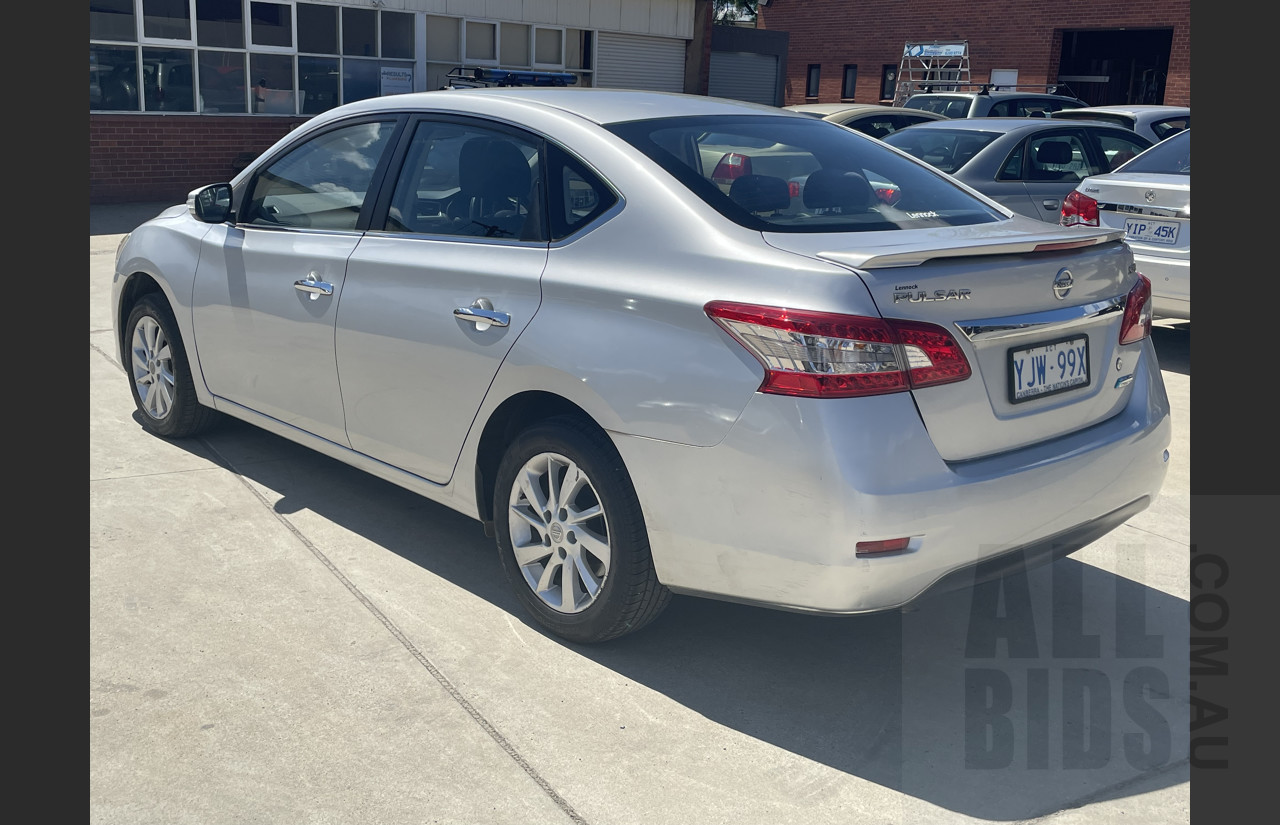 6/2013 Nissan Pulsar ST-L B17 4d Sedan Silver 1.8L