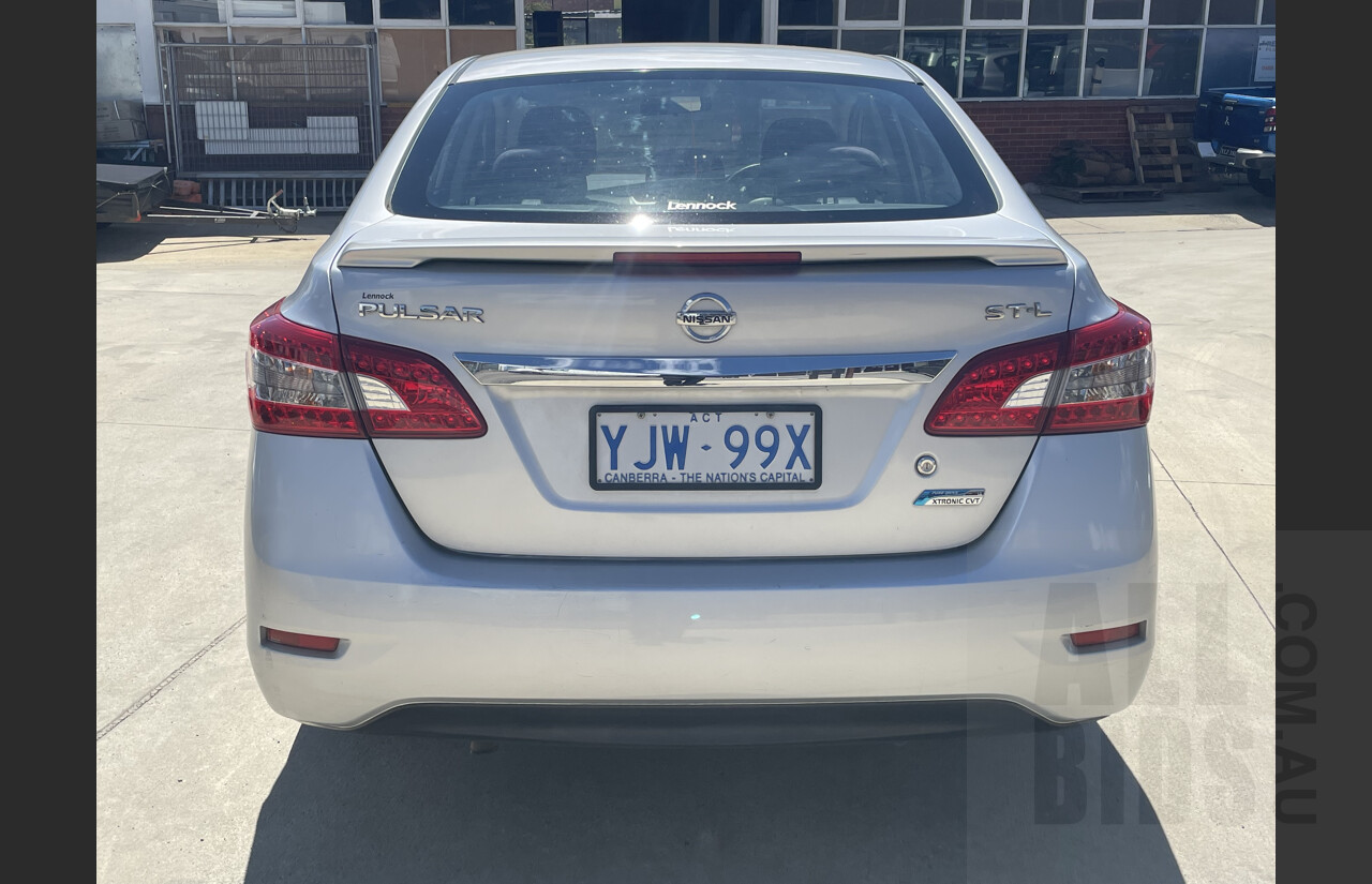 6/2013 Nissan Pulsar ST-L B17 4d Sedan Silver 1.8L