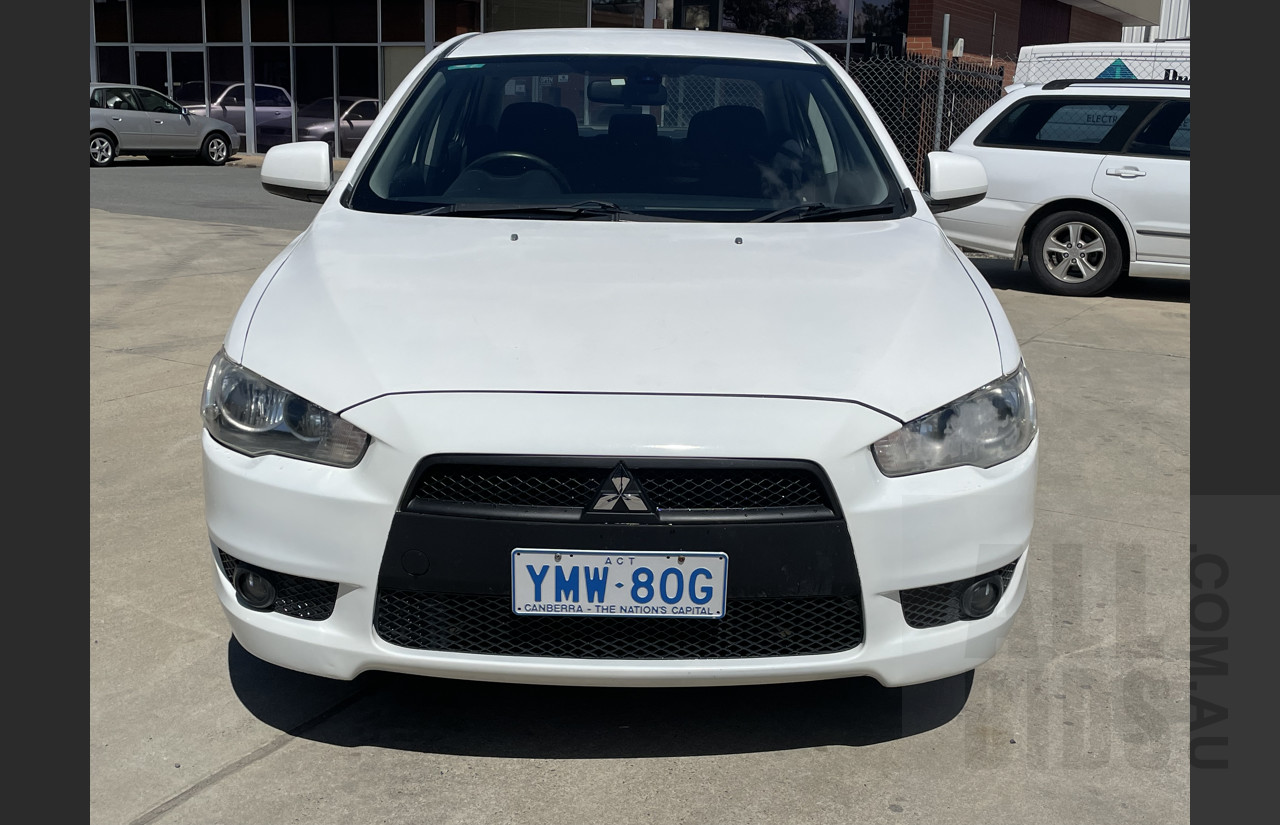 1/2008 Mitsubishi Lancer VR CJ 4d Sedan White 2.0L