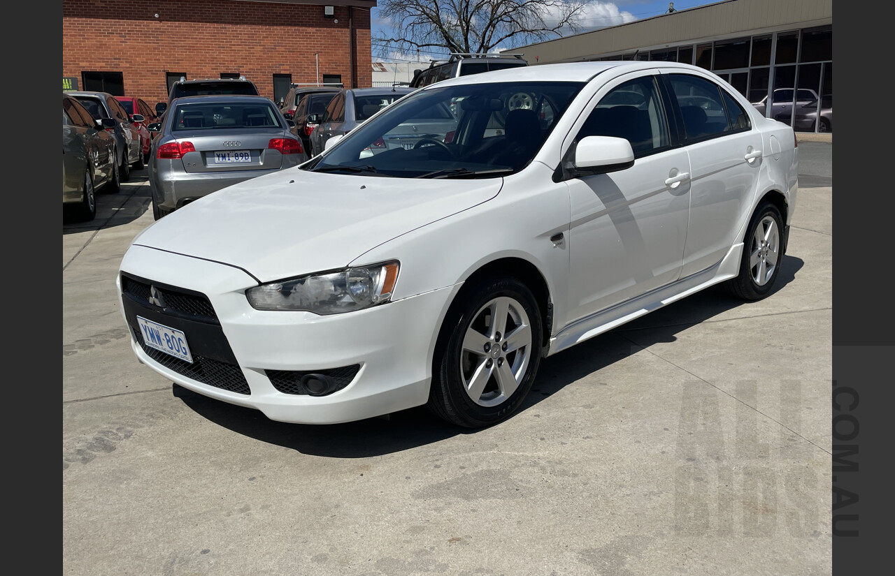 1/2008 Mitsubishi Lancer VR CJ 4d Sedan White 2.0L