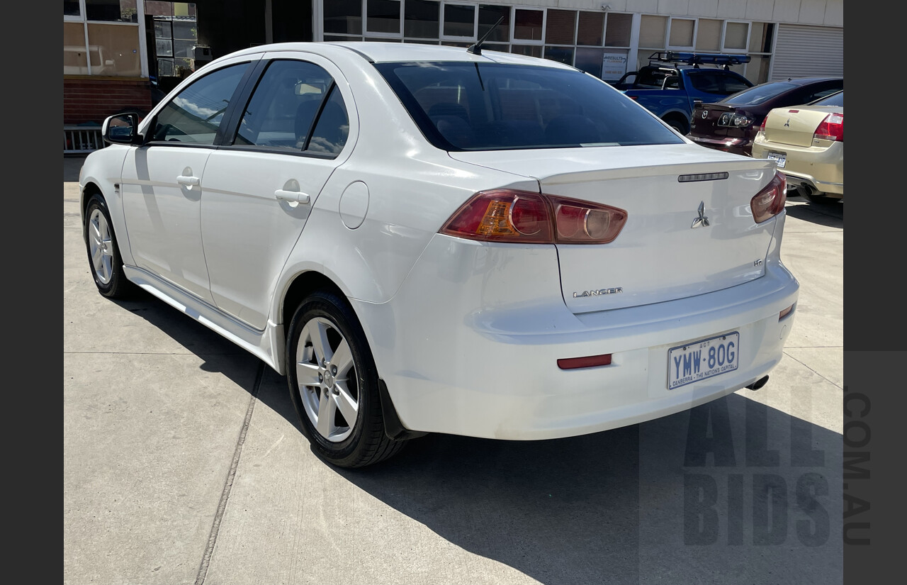 1/2008 Mitsubishi Lancer VR CJ 4d Sedan White 2.0L