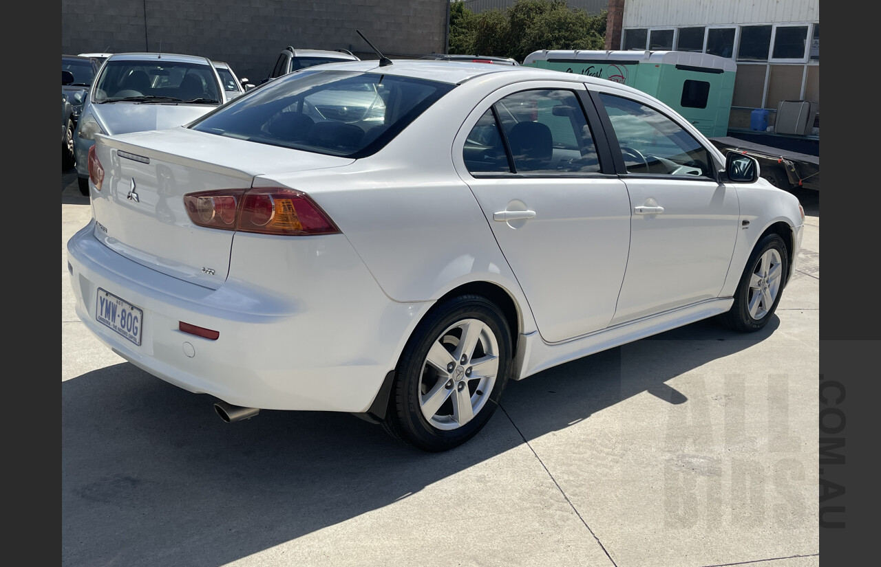 1/2008 Mitsubishi Lancer VR CJ 4d Sedan White 2.0L