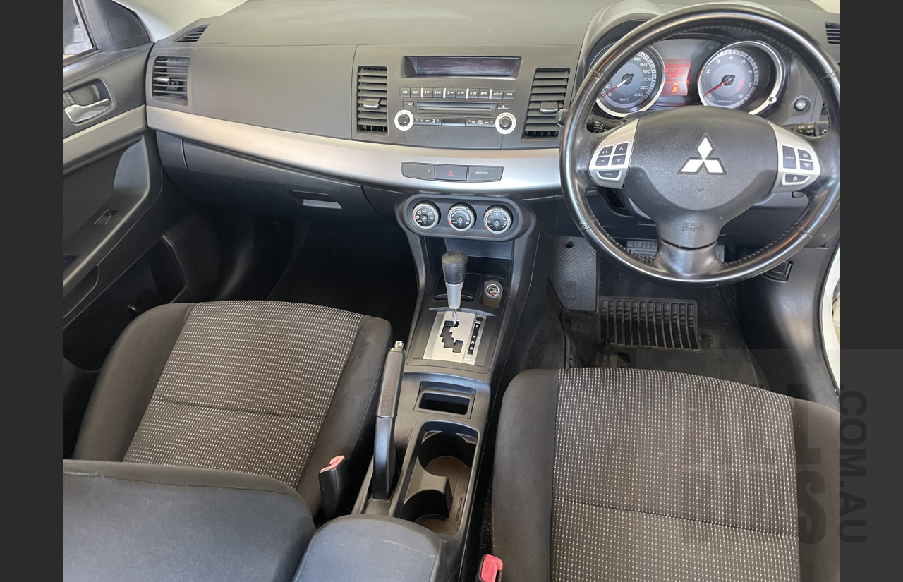 1/2008 Mitsubishi Lancer VR CJ 4d Sedan White 2.0L