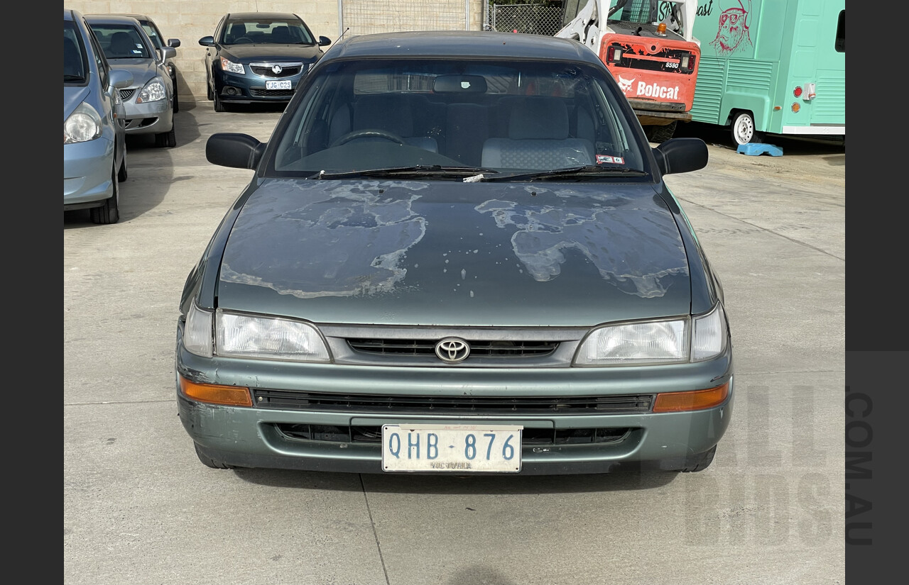 7/1998 Toyota Corolla Conquest AE102R 4d Sedan Green 1.8L