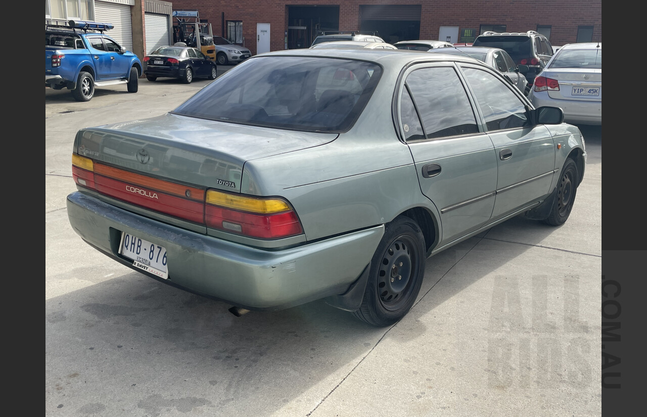 7/1998 Toyota Corolla Conquest AE102R 4d Sedan Green 1.8L